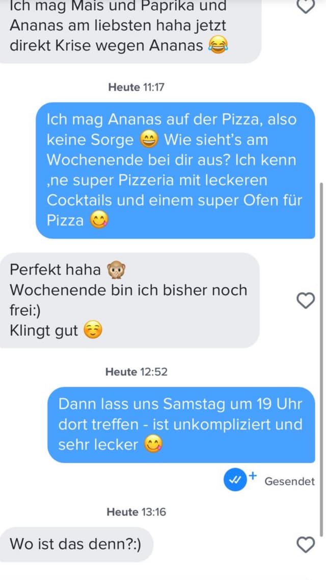 Echter Chat – generiert mit Flairify